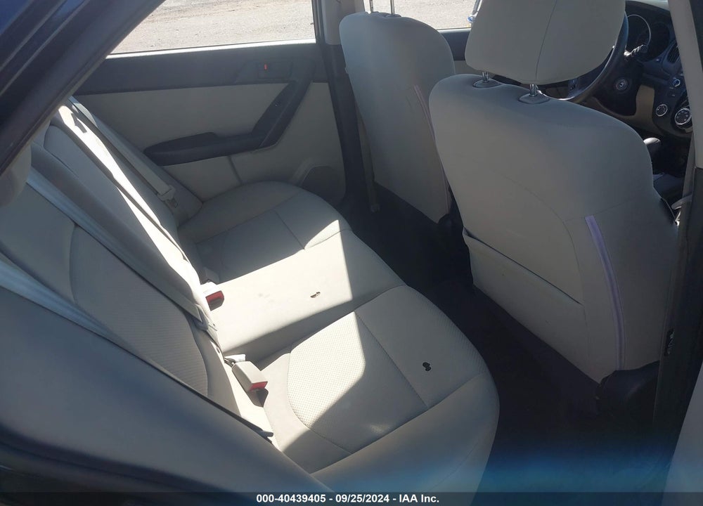 2010 KIA FORTE EX VIN: KNAFU4A27A5807610