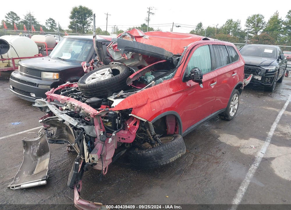 2015 MITSUBISHI OUTLANDER SE VIN: JA4AD3A33FZ010801