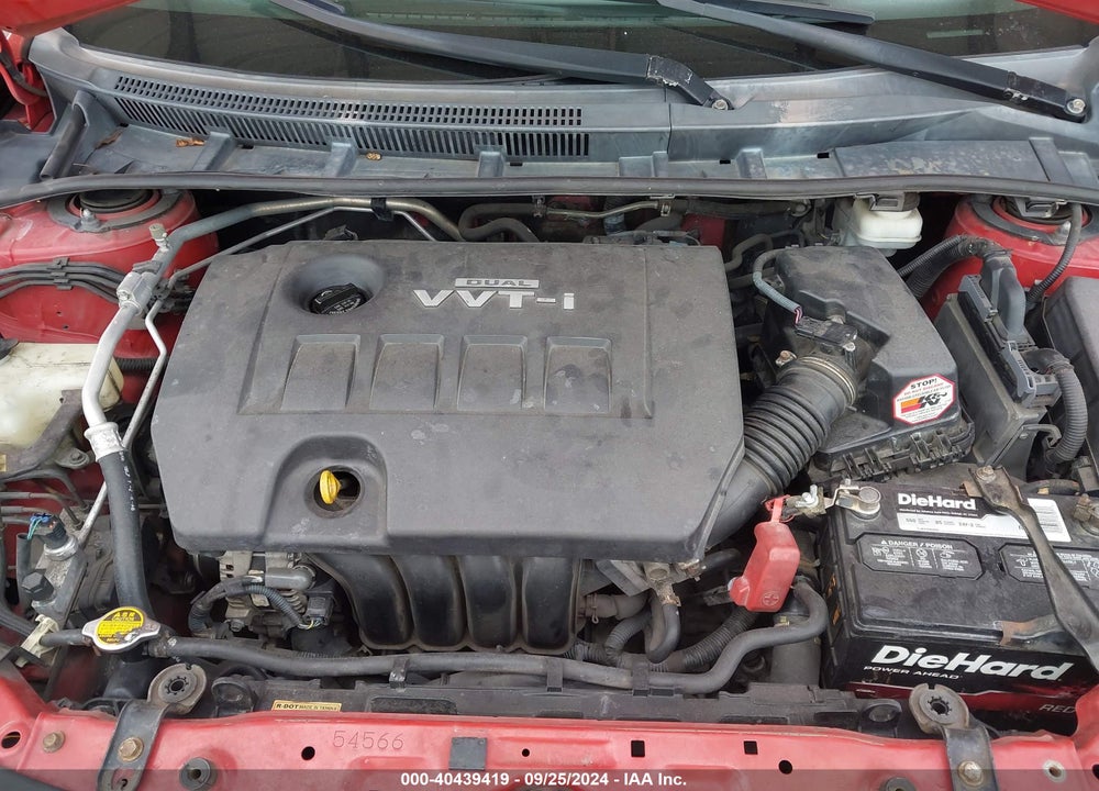 2009 TOYOTA COROLLA S VIN: 2T1BU40E39C147495