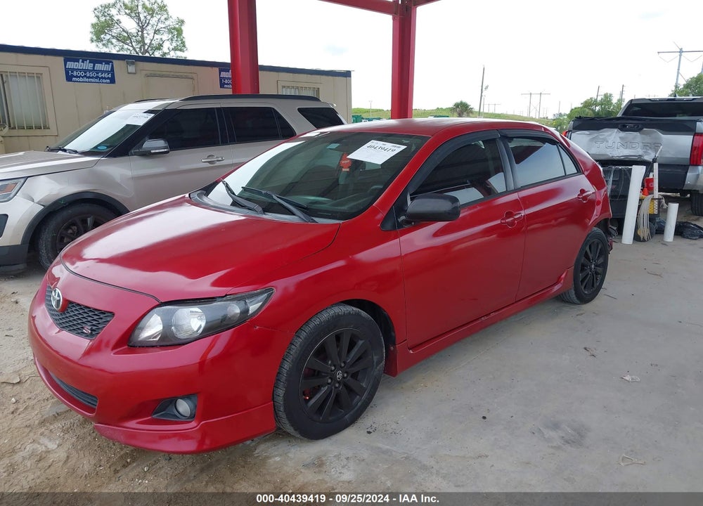 2009 TOYOTA COROLLA S VIN: 2T1BU40E39C147495