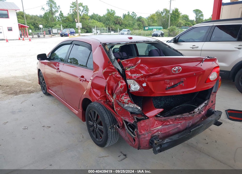 2009 TOYOTA COROLLA S VIN: 2T1BU40E39C147495