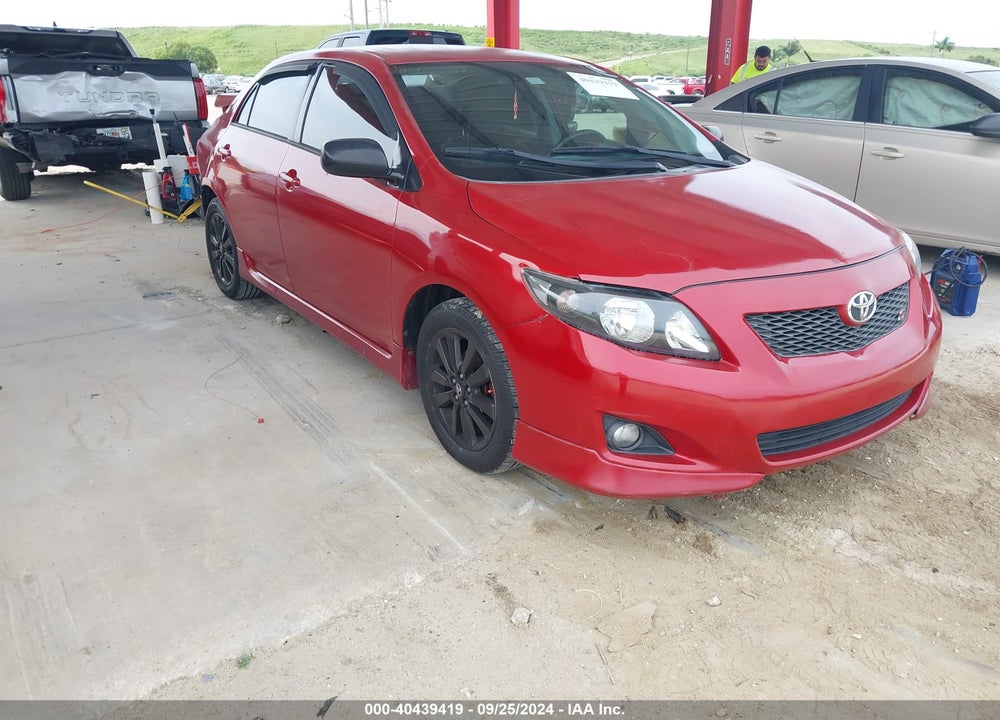 2009 TOYOTA COROLLA S VIN: 2T1BU40E39C147495