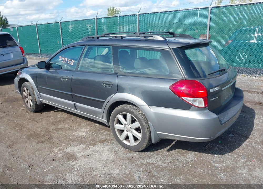 2009 SUBARU OUTBACK 2.5I VIN: 4S4BP61C897335863