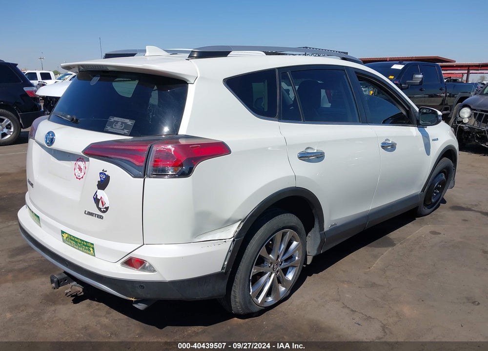 2016 TOYOTA RAV4 HYBRID LIMITED VIN: JTMDJREV4GD026501
