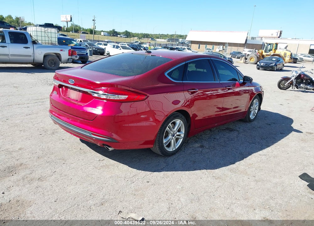 2018 FORD FUSION HYBRID SE VIN: 3FA6P0LU2JR203578