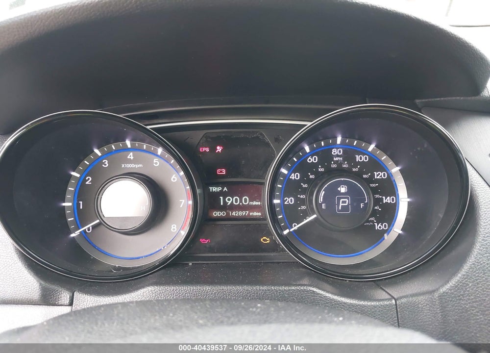2013 HYUNDAI SONATA GLS VIN: 5NPEB4AC1DH650447
