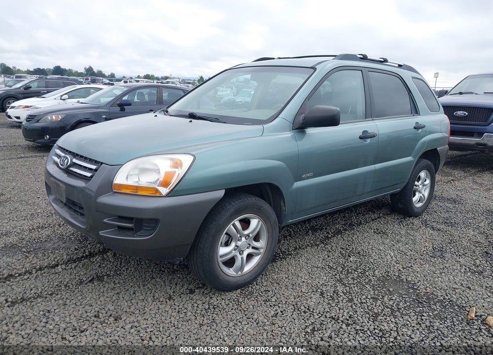 2007 KIA SPORTAGE LX V6 VIN: KNDJE723877422704