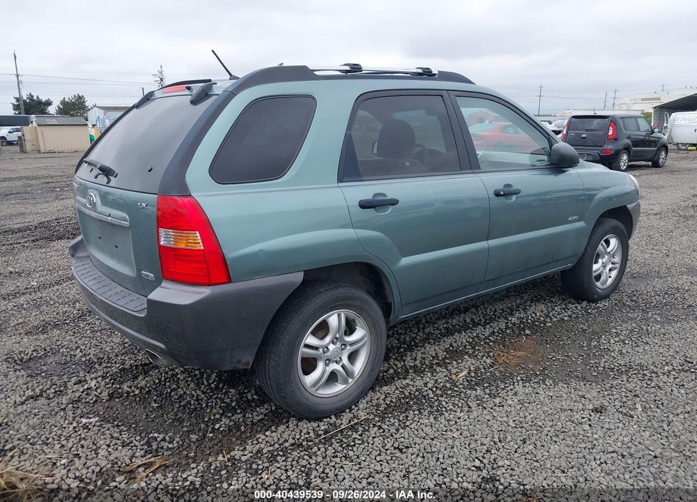 2007 KIA SPORTAGE LX V6 VIN: KNDJE723877422704