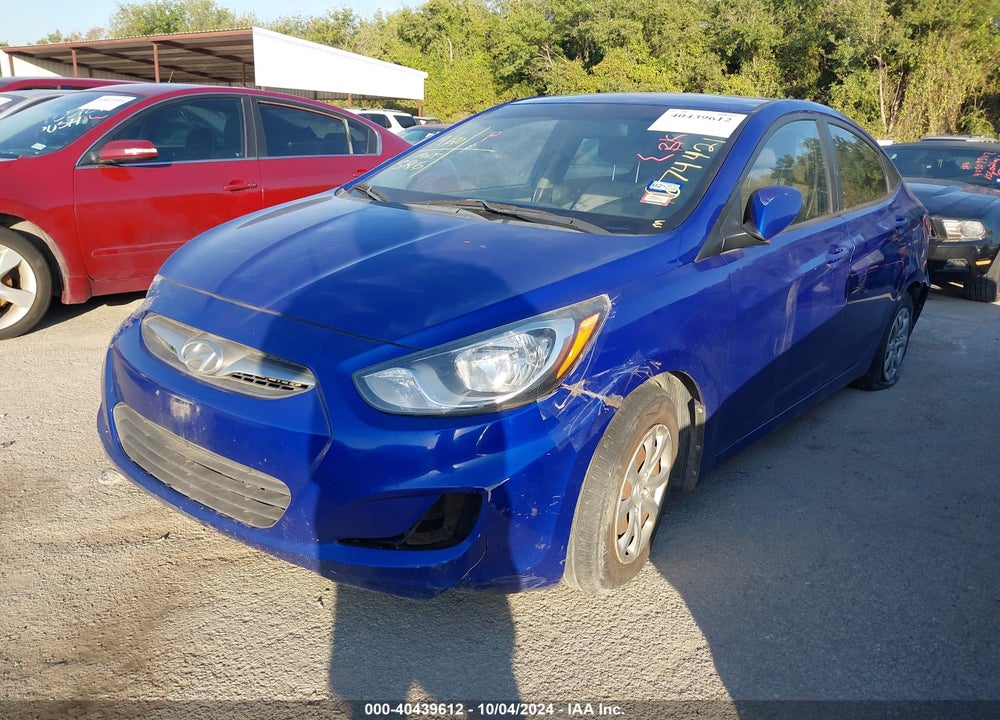 2014 HYUNDAI ACCENT GLS VIN: KMHCT4AE3EU674421
