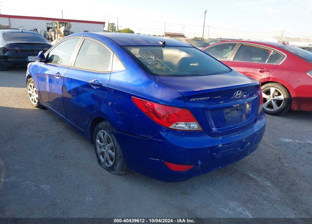2014 HYUNDAI ACCENT GLS VIN: KMHCT4AE3EU674421