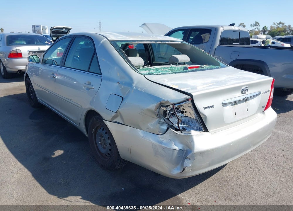 2002 TOYOTA CAMRY LE V6 VIN: 4T1BF32KX2U539255