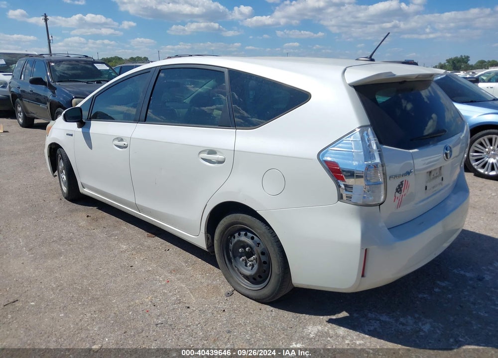 2013 TOYOTA PRIUS V THREE VIN: JTDZN3EUXD3227139