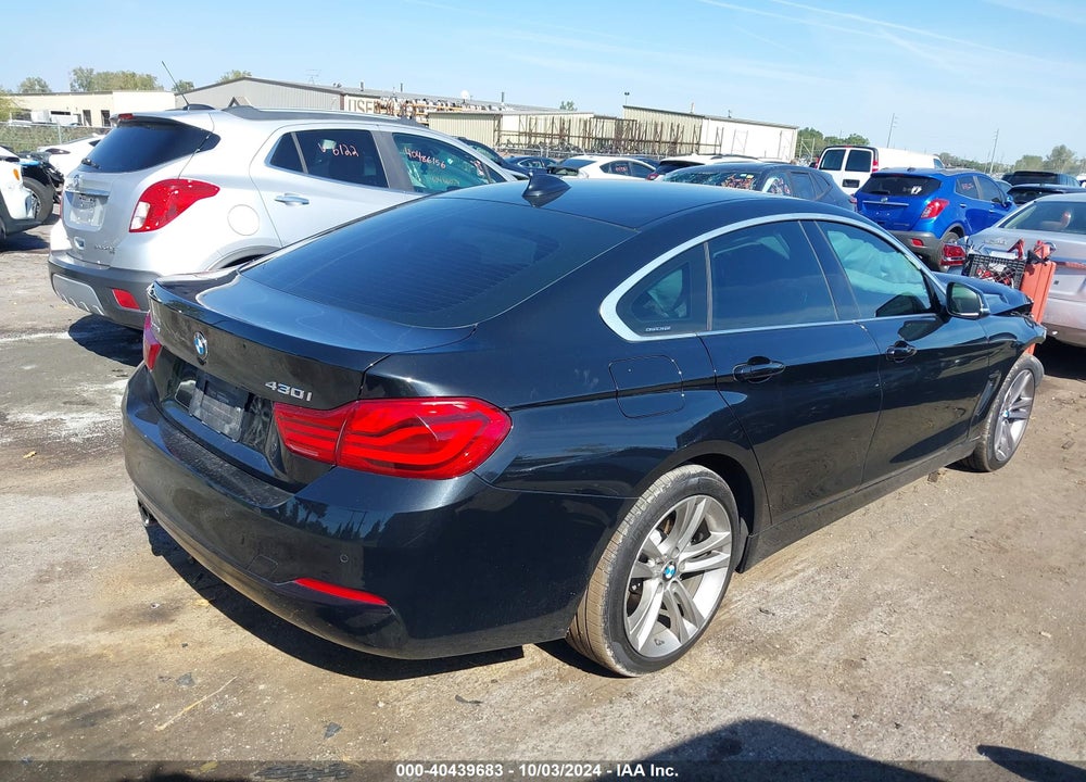 2019 BMW 430I GRAN COUPE XDRIVE VIN: WBA4J3C55KBL10320