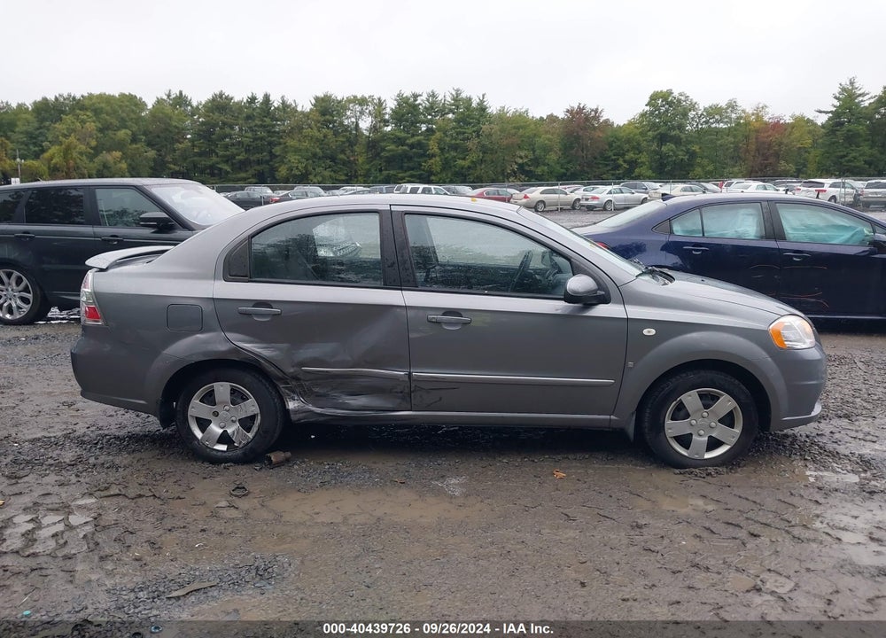 2007 CHEVROLET AVEO LS VIN: KL1TD56677B071325