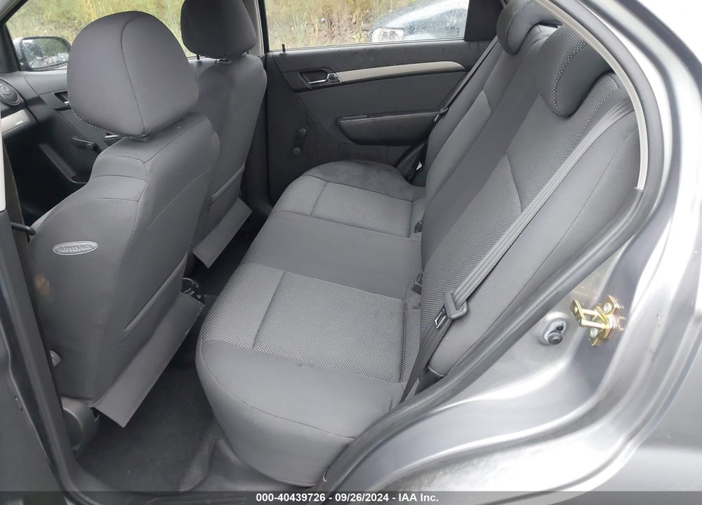 2007 CHEVROLET AVEO LS VIN: KL1TD56677B071325