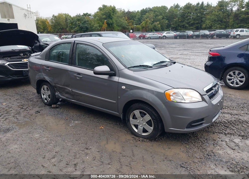 2007 CHEVROLET AVEO LS VIN: KL1TD56677B071325