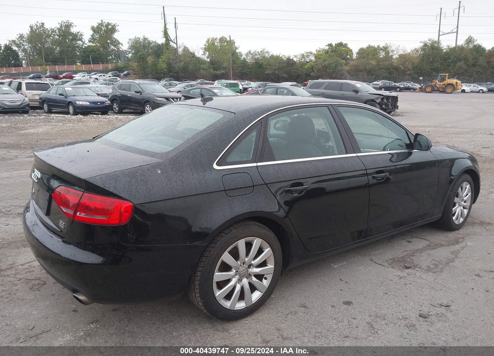 2009 AUDI A4 3.2 PREMIUM PLUS VIN: WAULK78K19N006067