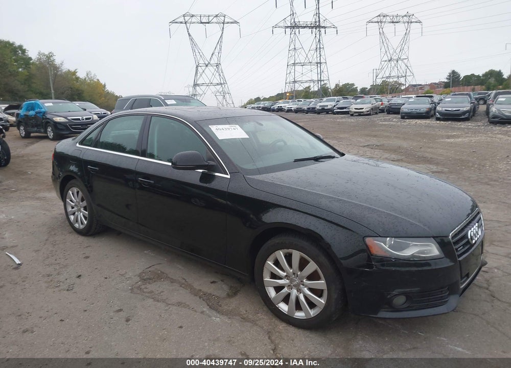 2009 AUDI A4 3.2 PREMIUM PLUS VIN: WAULK78K19N006067
