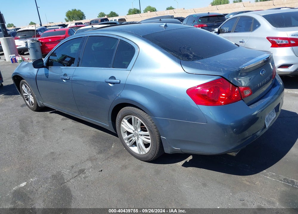 2010 INFINITI G37X VIN: JN1CV6AR9AM456266