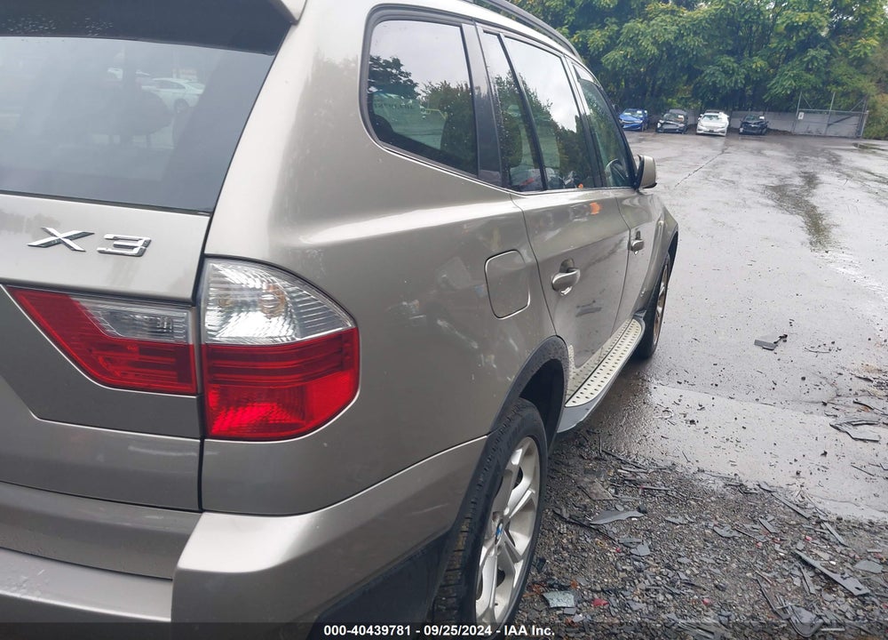 2009 BMW X3 XDRIVE30I VIN: WBXPC934X9WJ30826