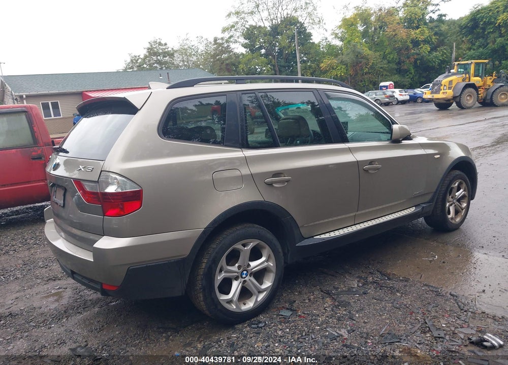 2009 BMW X3 XDRIVE30I VIN: WBXPC934X9WJ30826