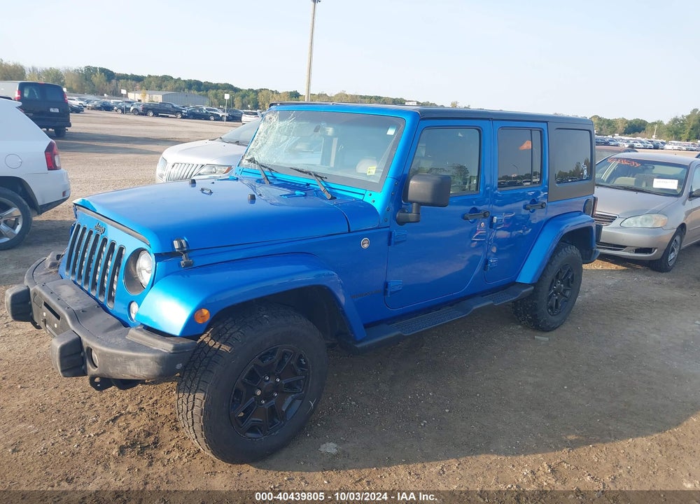 2016 JEEP WRANGLER UNLIMITED SAHARA VIN: 1C4BJWEG1GL151808