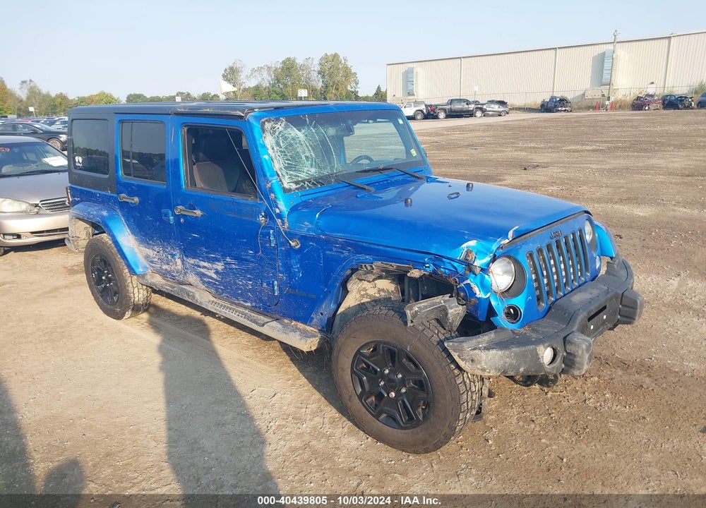 2016 JEEP WRANGLER UNLIMITED SAHARA VIN: 1C4BJWEG1GL151808