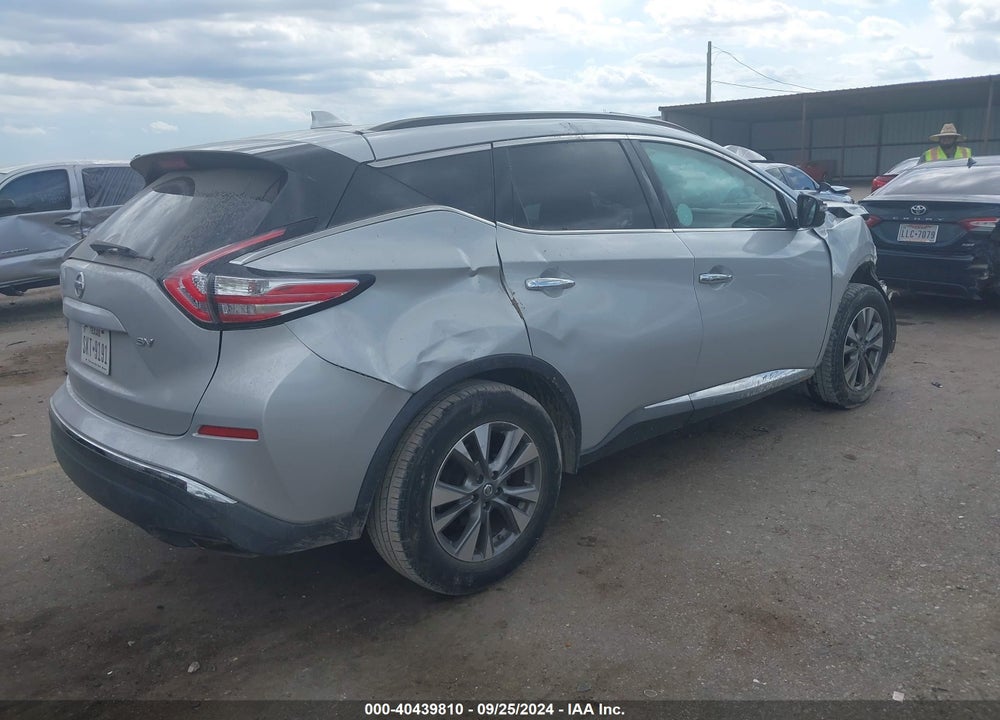 2018 NISSAN MURANO SV VIN: 5N1AZ2MG2JN122520