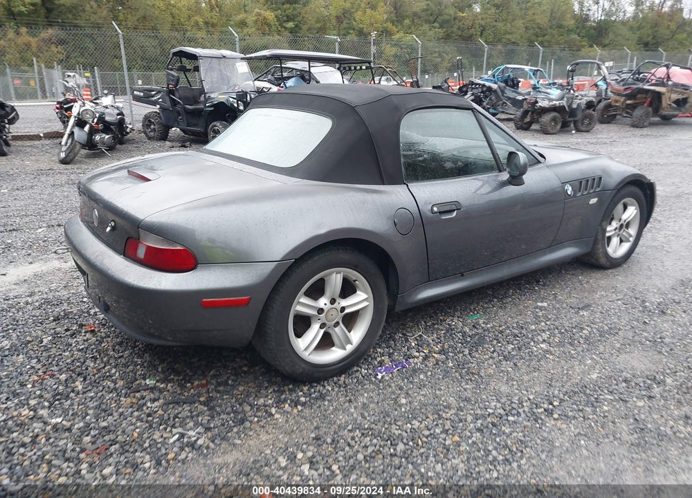 2000 BMW Z3 2.3 VIN: 4USCH9349YLF83765