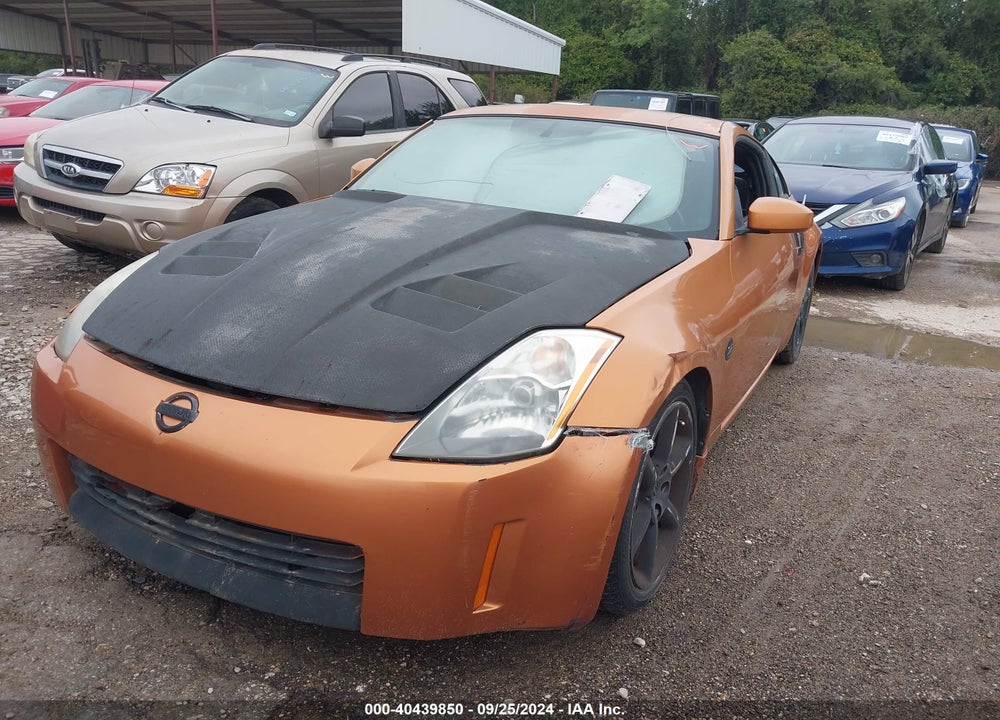 2003 NISSAN 350Z PERFORMANCE VIN: JN1AZ34D33T108840