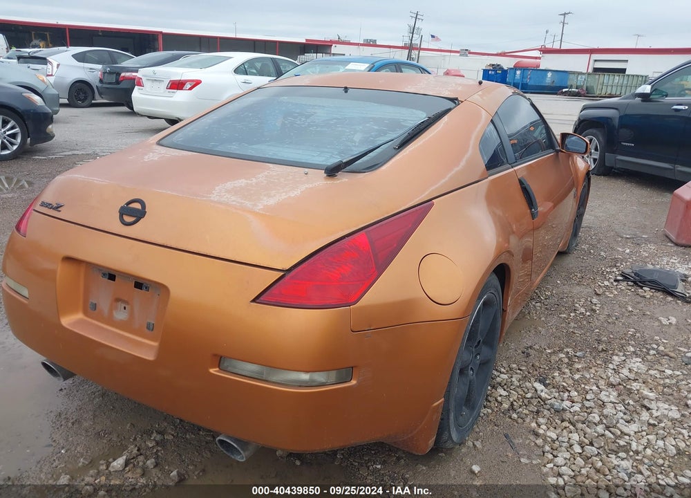 2003 NISSAN 350Z PERFORMANCE VIN: JN1AZ34D33T108840