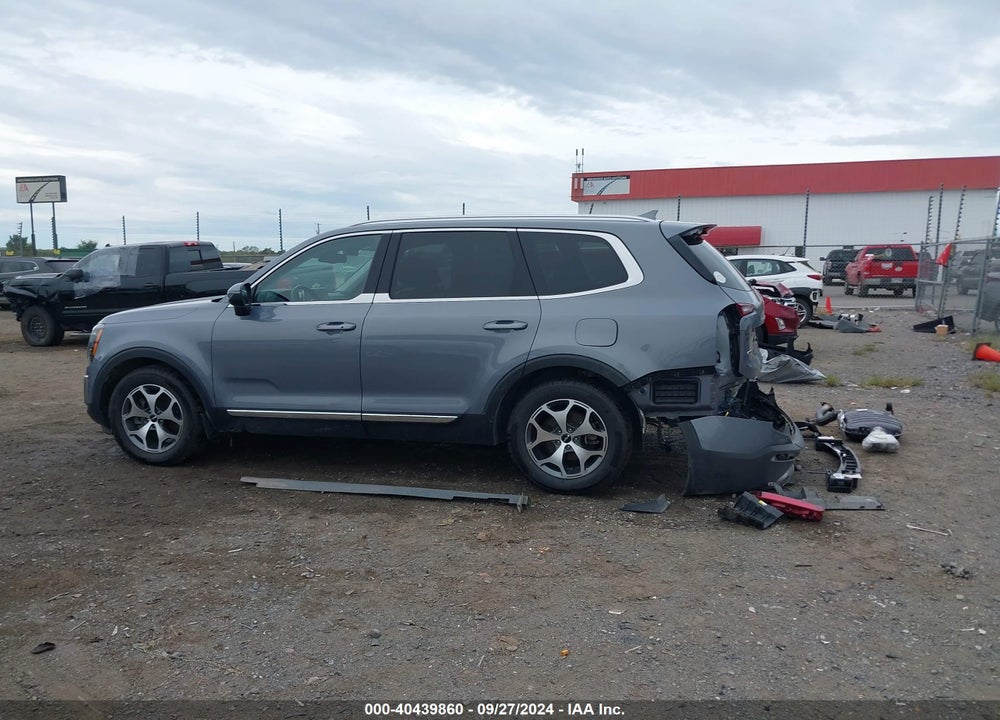 2022 KIA TELLURIDE EX VIN: 5XYP3DHC1NG229705