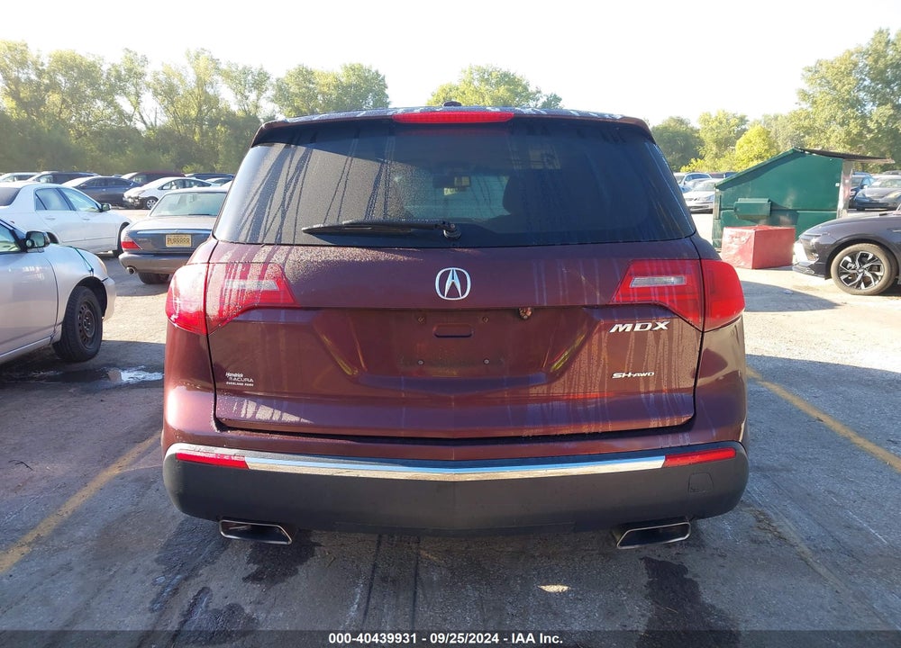 2013 ACURA MDX VIN: 2HNYD2H25DH506203