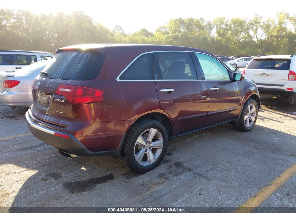 2013 ACURA MDX VIN: 2HNYD2H25DH506203