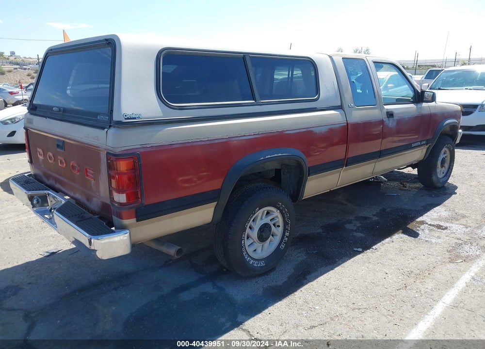 1992 DODGE DAKOTA VIN: 1B7GG23Y6NS593785