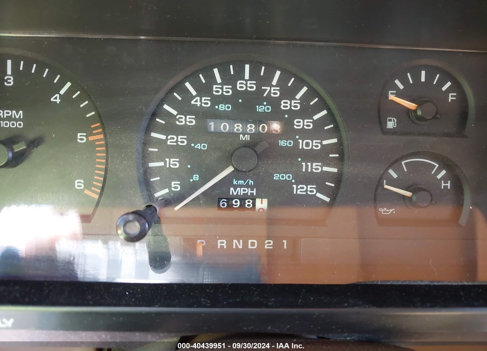 1992 DODGE DAKOTA VIN: 1B7GG23Y6NS593785
