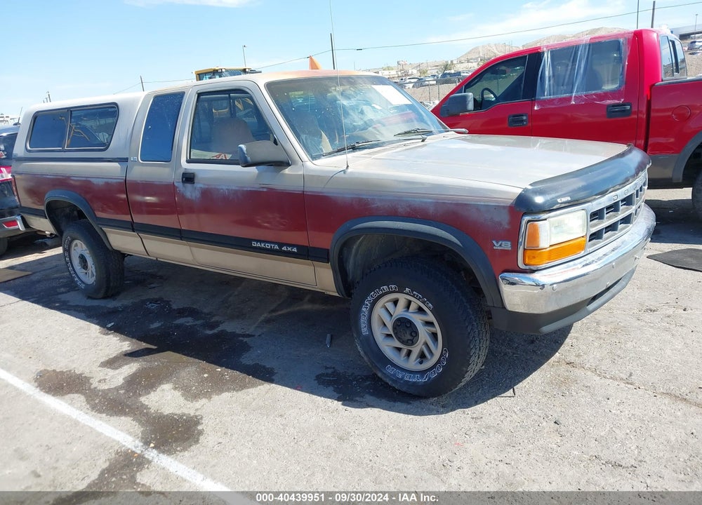 1992 DODGE DAKOTA VIN: 1B7GG23Y6NS593785