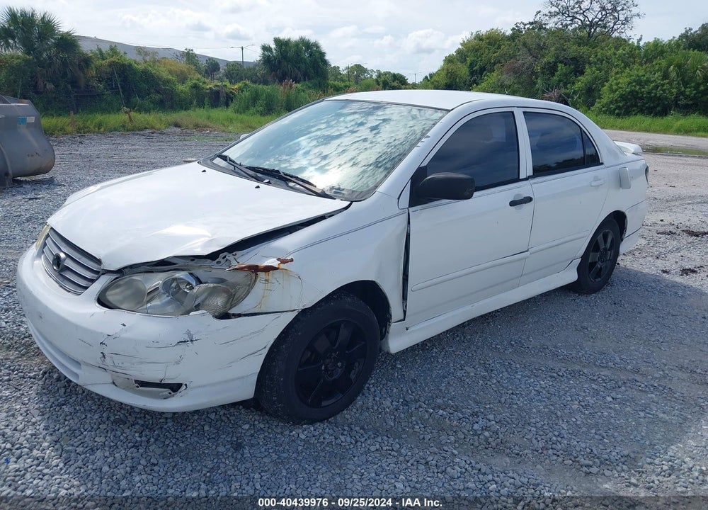 2003 TOYOTA COROLLA CE VIN: 2T1BR32E73C090718