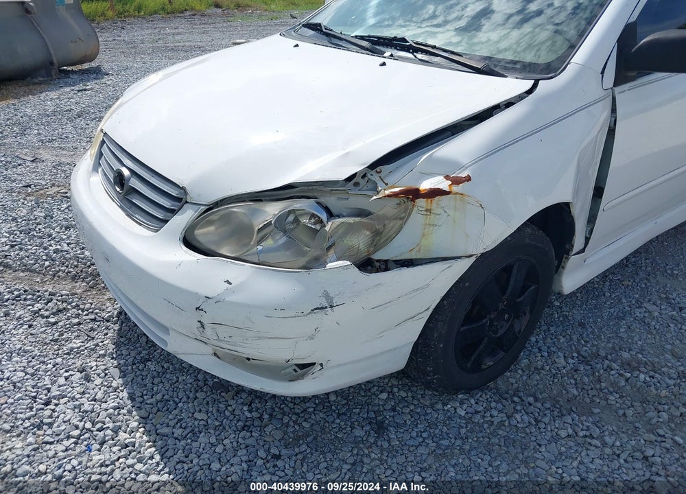2003 TOYOTA COROLLA CE VIN: 2T1BR32E73C090718