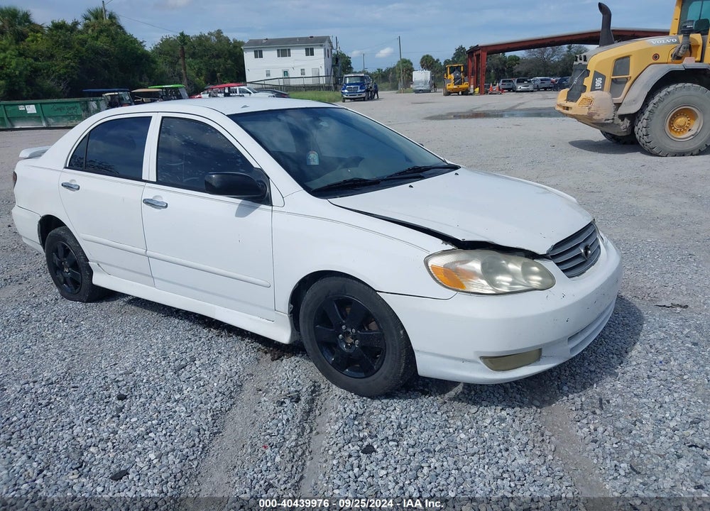 2003 TOYOTA COROLLA CE VIN: 2T1BR32E73C090718