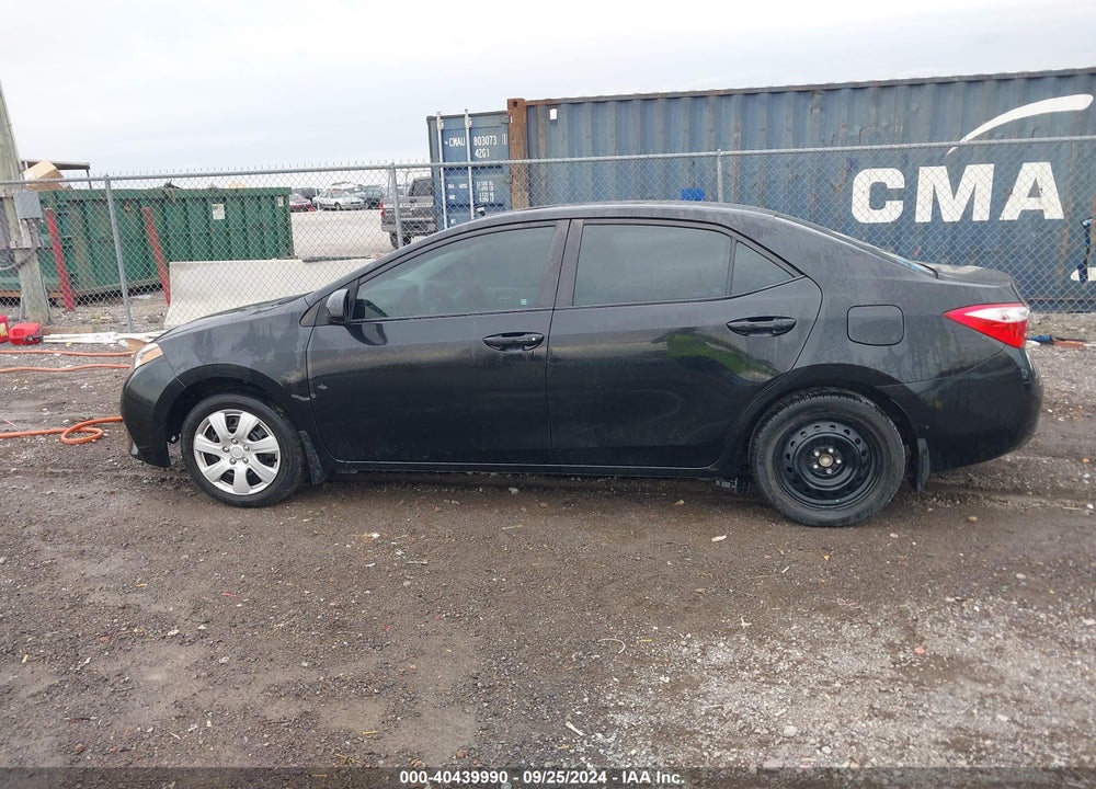 2016 TOYOTA COROLLA LE VIN: 2T1BURHE1GC663921