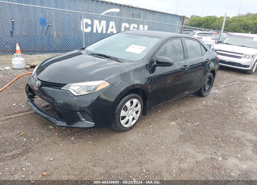2016 TOYOTA COROLLA LE VIN: 2T1BURHE1GC663921