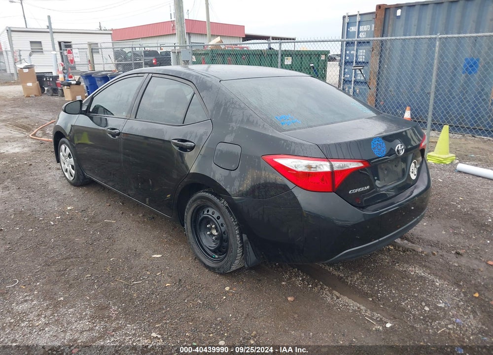 2016 TOYOTA COROLLA LE VIN: 2T1BURHE1GC663921