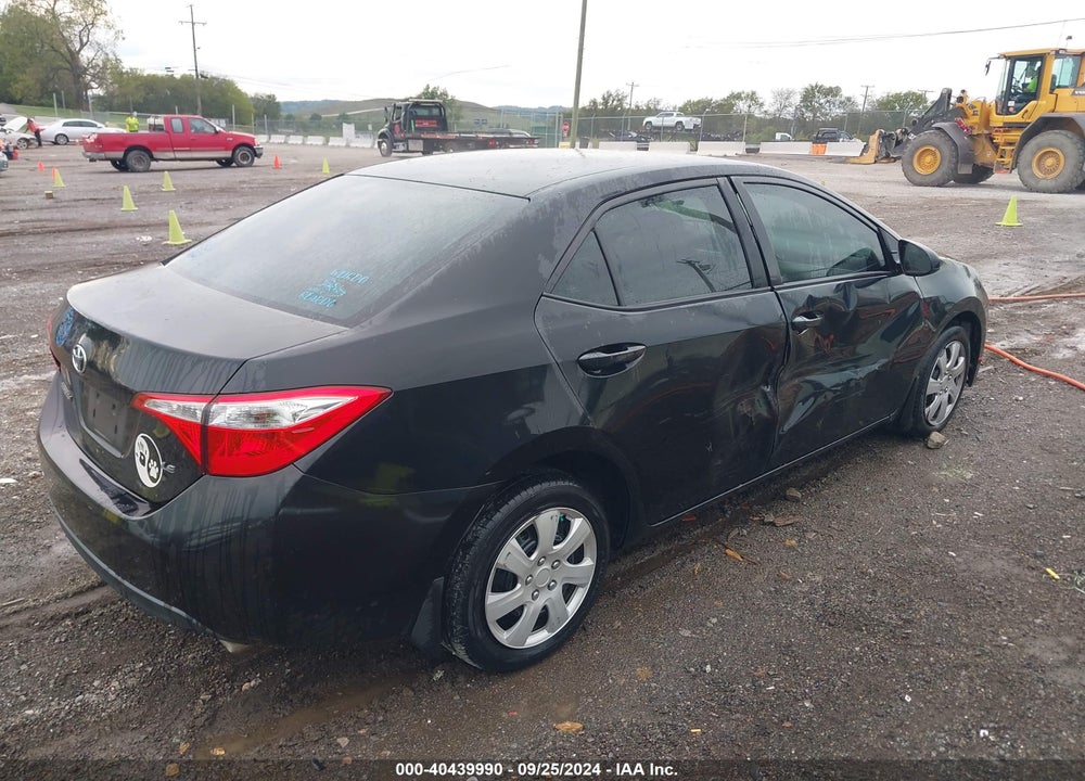 2016 TOYOTA COROLLA LE VIN: 2T1BURHE1GC663921