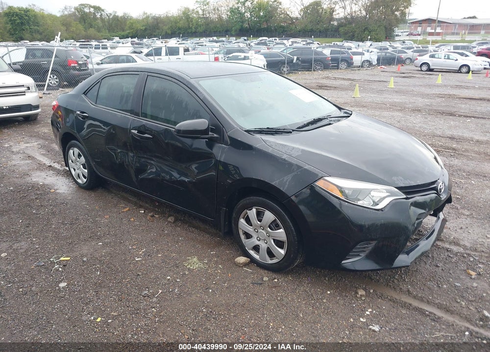 2016 TOYOTA COROLLA LE VIN: 2T1BURHE1GC663921