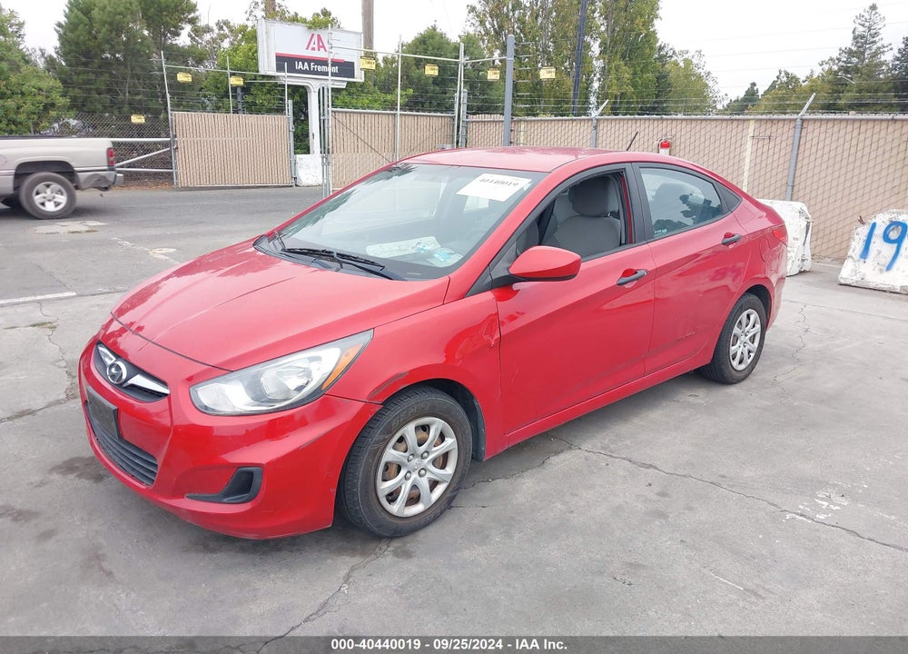 2012 HYUNDAI ACCENT GLS VIN: KMHCT4AE8CU089413