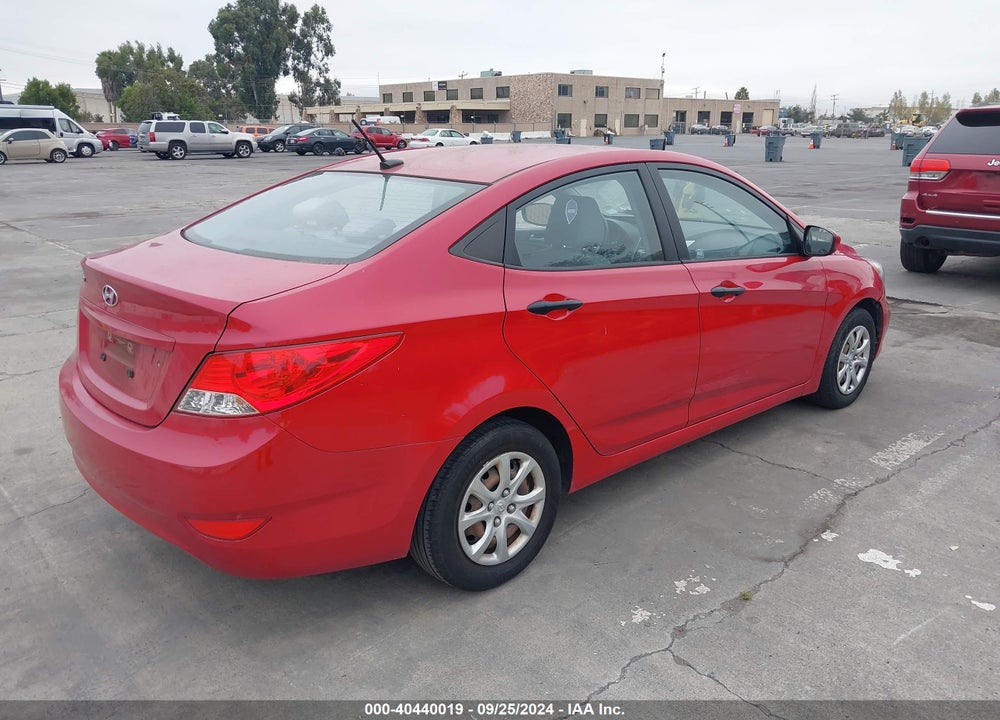 2012 HYUNDAI ACCENT GLS VIN: KMHCT4AE8CU089413