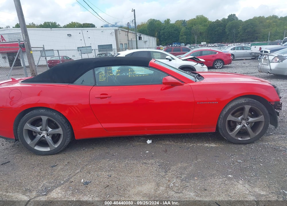 2014 CHEVROLET CAMARO 2LT VIN: 2G1FC3D34E9260530