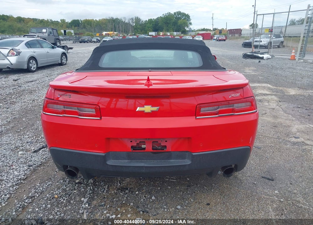 2014 CHEVROLET CAMARO 2LT VIN: 2G1FC3D34E9260530