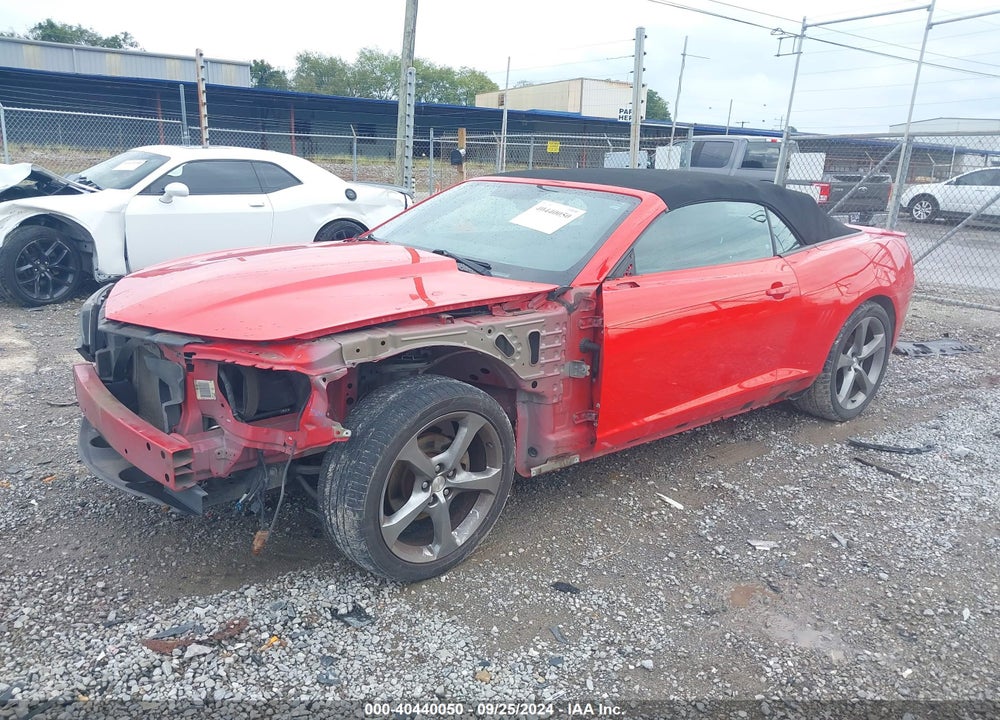 2014 CHEVROLET CAMARO 2LT VIN: 2G1FC3D34E9260530